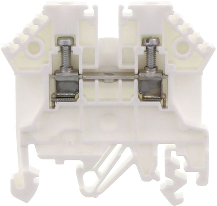 Conta-Clip Single Level 2.5mm Terminal block (White)