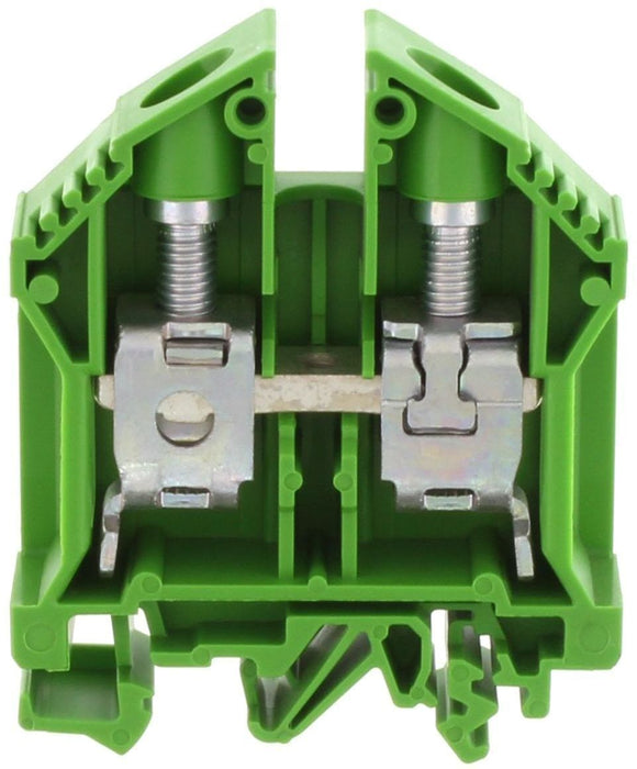 Conta-Clip Single Level 35mm Terminal Block (Green)