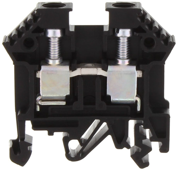 Conta-Clip Single Level 10mm Terminal Block (Black)