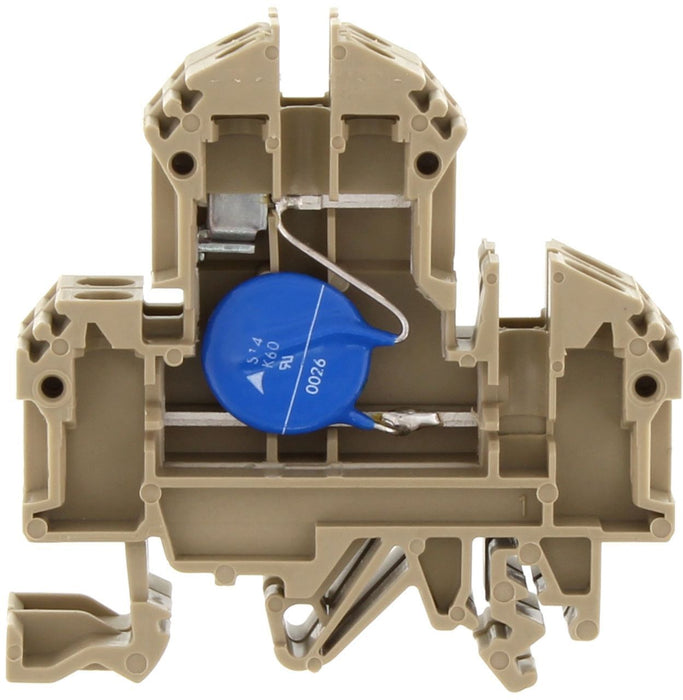 Conta-Clip Dual Level 4mm Terminal Block - Overvoltage protection/varis