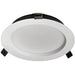 Robus MIRA 18W and 24W dual wattage CCT4 selectable dimmable LED downlight, White, 3000K,4000K,5000K,6500K