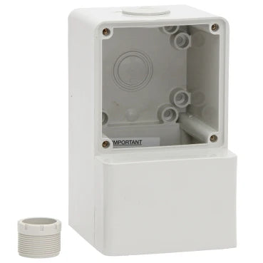 Pdl Enclosure 2 gang vertical Grey