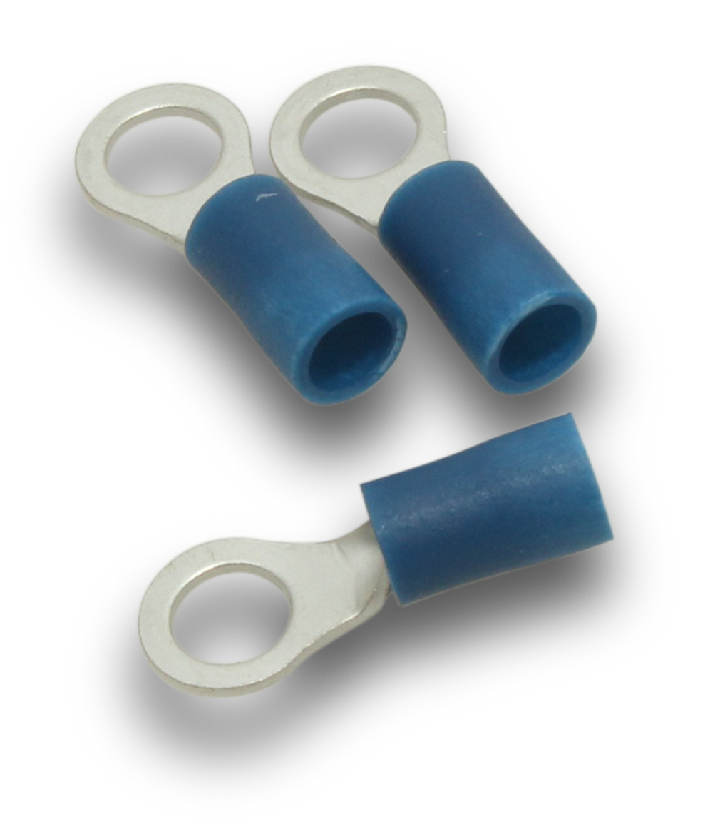Elecsupp Terminal ring 2.5 4mm Blue 100 — Scott Electrical