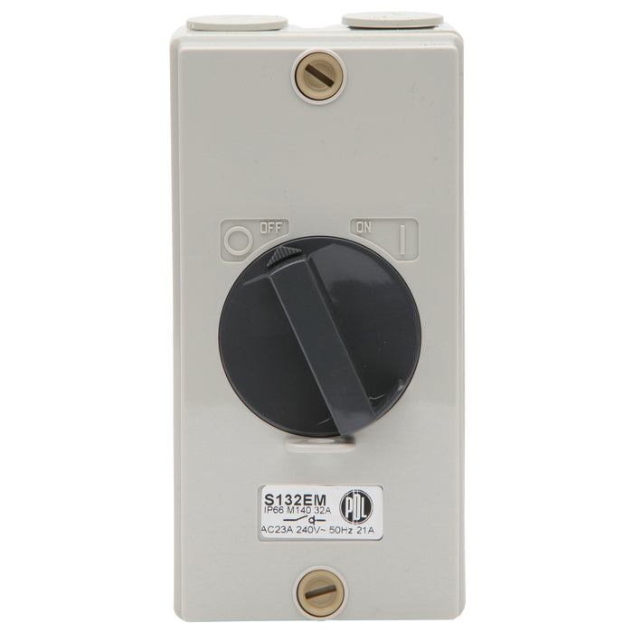 Pdl Single pole 32A surface sw