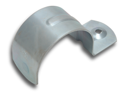 Elecsupp  HS63 63mm Half Saddles Bright Zinc