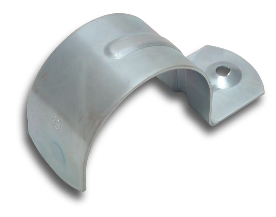 Elecsupp  HS63 63mm Half Saddles Bright Zinc