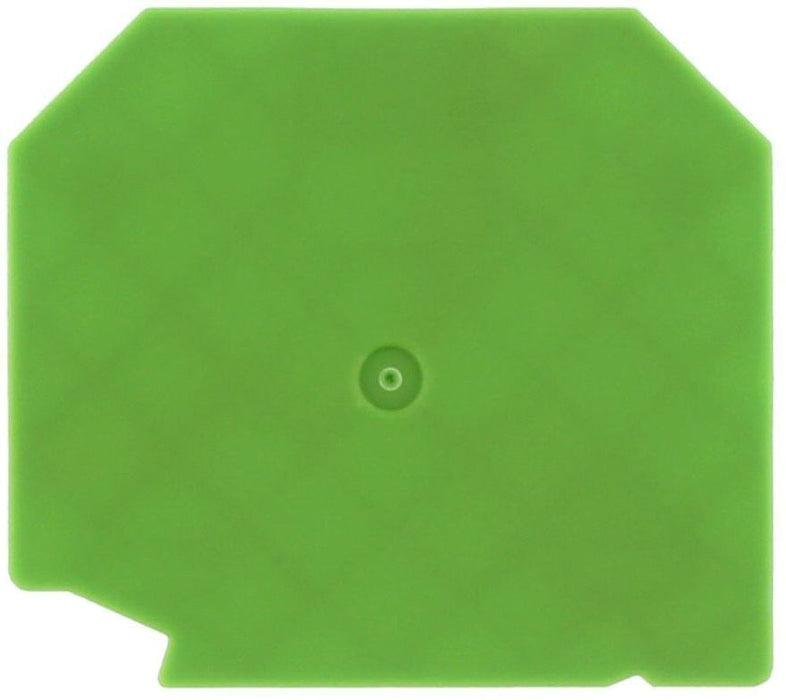 Conta-Clip End Cover For SSL16 Earth Terminal - Green