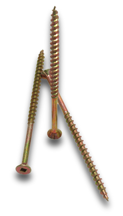 Elecsupp Surefast Square/Dr Wood Screw 10x3' Countersunk 1000 Jar