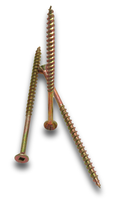 Elecsupp Surefast Square/Dr Wood Screw 10x3' Countersunk 1000 Jar