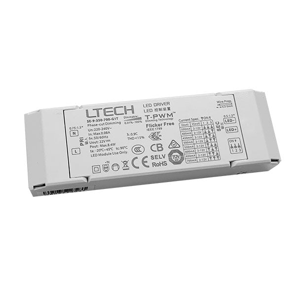 Switch Lighting LTECH 15W 350-700mA 8 Currents Selection Constant Current Dim Driver