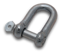 Elecsupp D Shackle 10mm Pin Galv Each