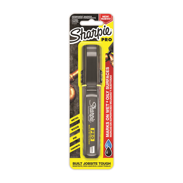 Sharpie PRO 2018329 Chisel Black Permanent Marker 1pk