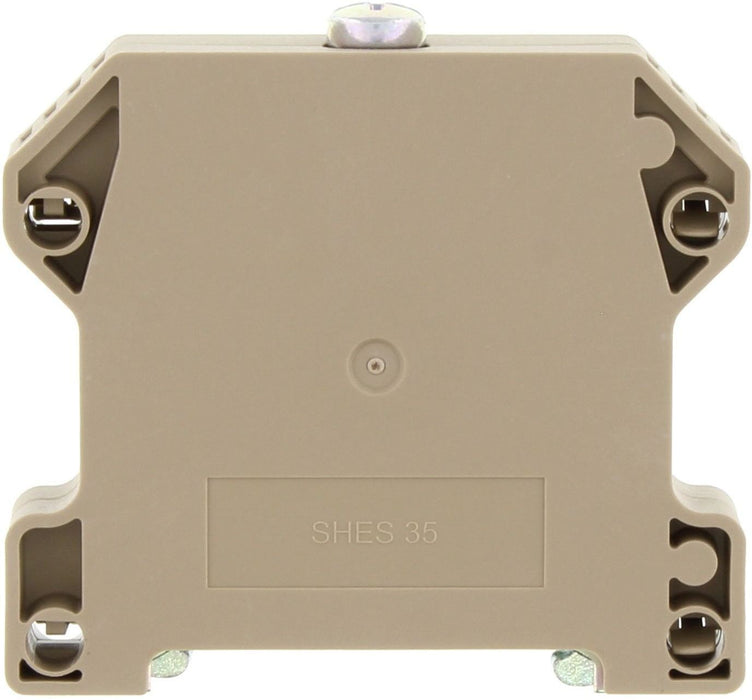 Conta-Clip Heavy Duty Plastic Coated Metal DIN Rail End Clamp