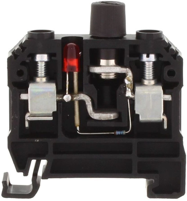 Conta-Clip Fuse Terminal with 24VDC LED Fuse Blow Indication - High Tem