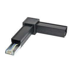 PROLUX LIGHT TRUNKING TRUNKING LEFT CONNECTOR BLACK
