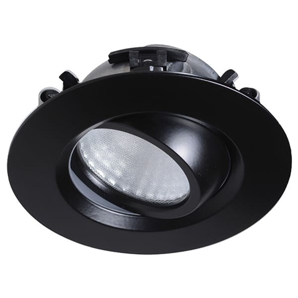 Switch Lighting LED Downlight 9.2W Tilt 3000K 60deg Dim 100mm ICF Black
