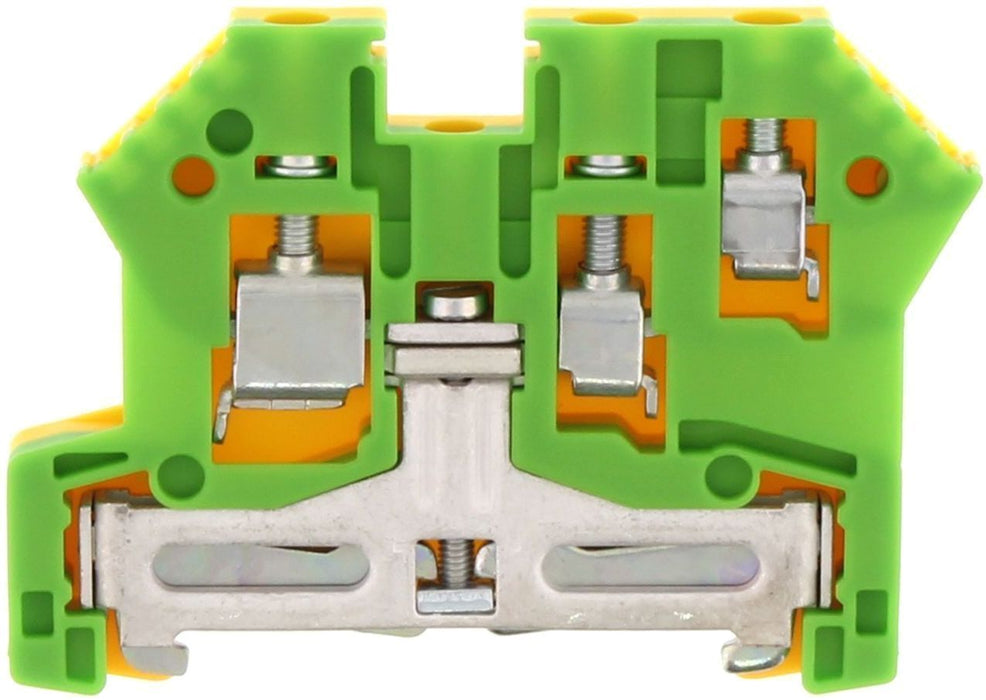 Conta-Clip Dual Connection 4mm Earth Terminal Block - 1/2 configuration