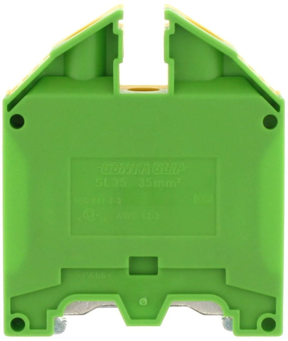 Conta-Clip Earth 35mm Terminal Block - TS35 DIN Rail only