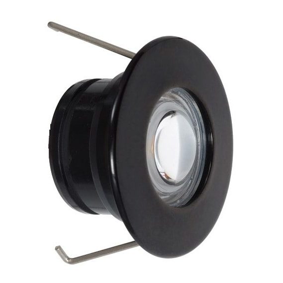Switch Lighting LED Mini 1.6W 2700K 40mm 12VDC Stainless Black