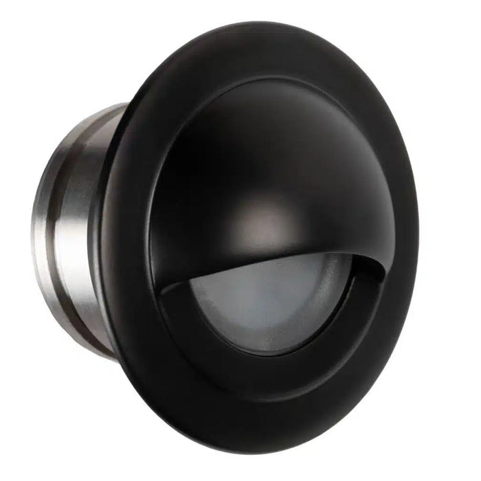 Switch Lighting 1.5W Multi Light, IP67, Eyelid, 3000K, 500mA Input (Driver Not Included), 316 Matt Black