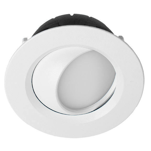 Switch Lighting 7.7W tilt DL, opaque, IC-F, 90Deg, 3000K, 90CRI, 180mA dimmi
