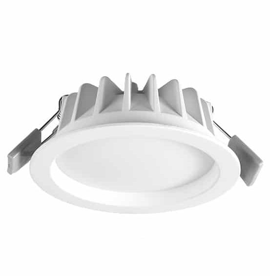Switch Lighting 7W Fixed DL Convex Opaque IC-F 110deg Switchable CCT 90CRI 220mA Dimming Driver Textured White