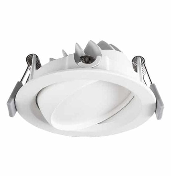 Switch Lighting 10W tilt DL, convex opaque, IC-F, 110deg, switchable CCT, 90