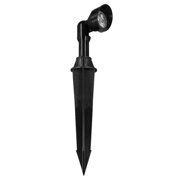 Switch Lighting 4.5W Spot Light, Spike Mount, IP67, 40deg, 3000K, 80CRI, â‰¤500mA Driver, (Not Included) Black