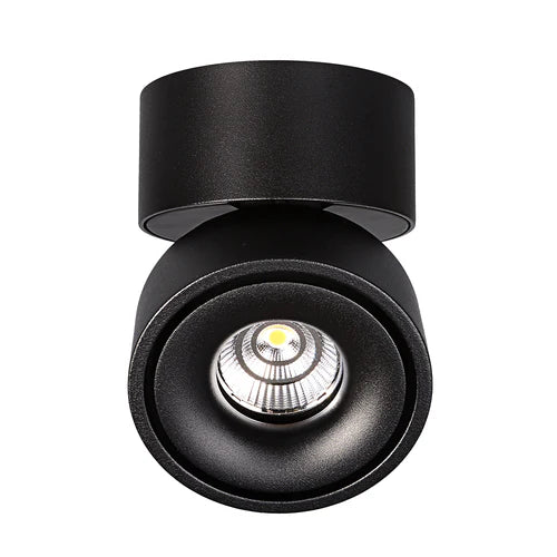 EUROTECH BIJOU - SURFACE MOUNT DOWNLIGHT BLACK 3000K 230V LED 8W