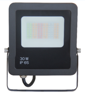 CLA FLOOD LED SMART Dark Grey Dimm TRI+RGB 30W IP65 + 1.2MFP 110D Traditional 5K 2400 Lumens WTY 3YR