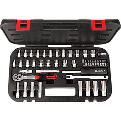 AmPro Socket set 1/4inDr 45pc Combo