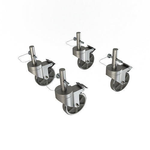 Staffy  Wheel with brake (non extentable) - 4 per pack