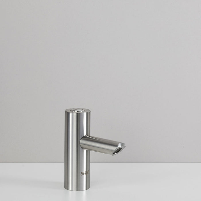 Sanela Spartan Piezo Basin Mount Soft Touch Tap - Mains