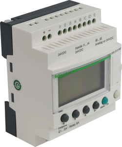 Smart Relay Zelio Logic 12 IO 24VDC Clock & Display