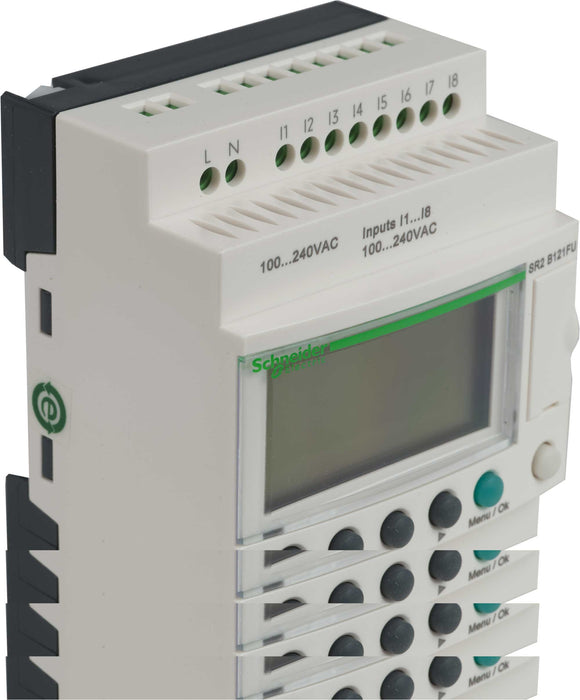 Smart Relay Zelio Logic 12 IO 100-240VAC Clock & Display