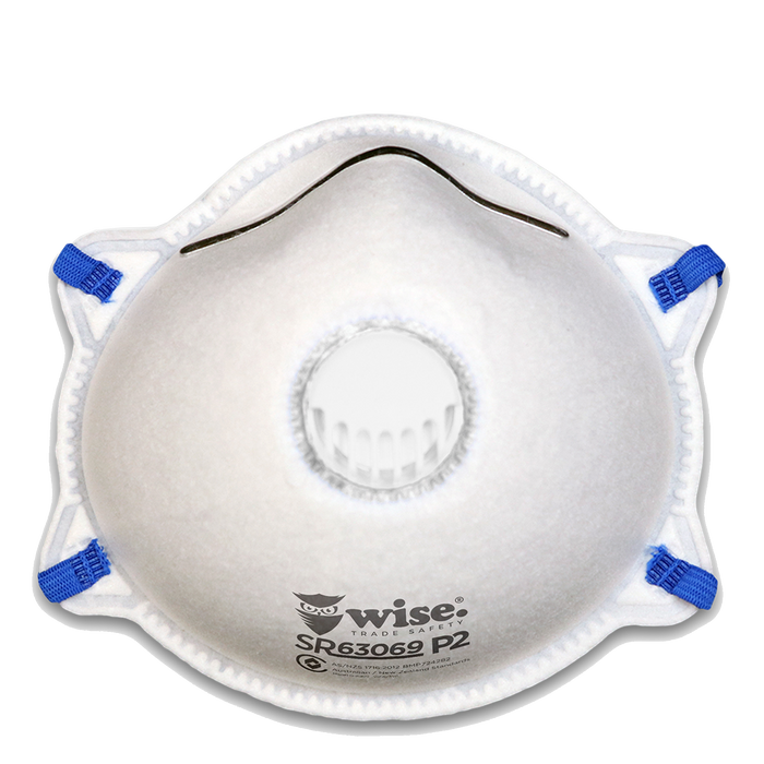 Wise P2 Mask with Valve - 10 Pack