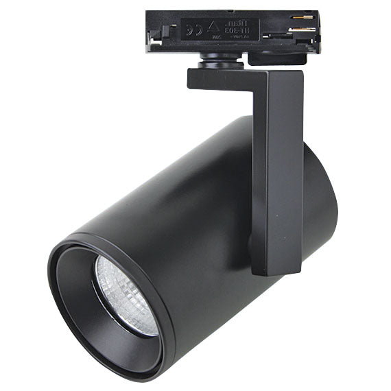 PROLUX LIGHT TRACK SPOT 13W DIM BLACK INCL ADAPTOR 3K 120L X 75DIA ...