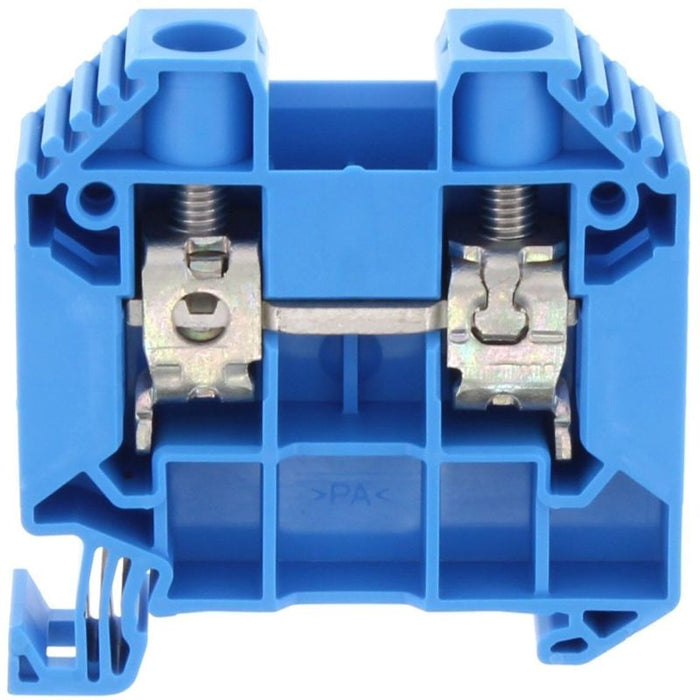 Conta-Clip Single Level 16mm Terminal Block - Blue