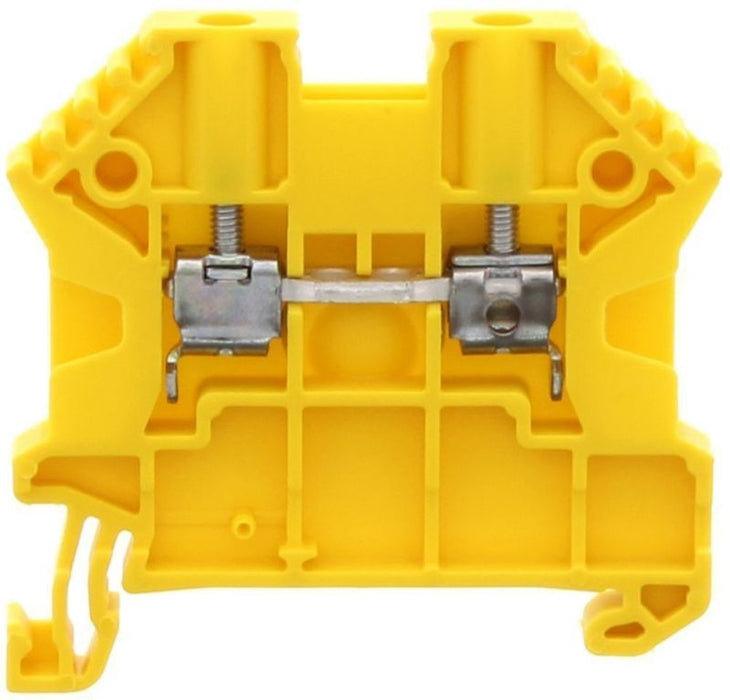 Conta-Clip Single Level 2.5mm? Terminal Block - Yellow