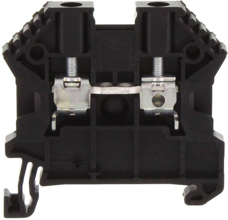 Conta-Clip Single Level 4mm Terminal Block (Black)