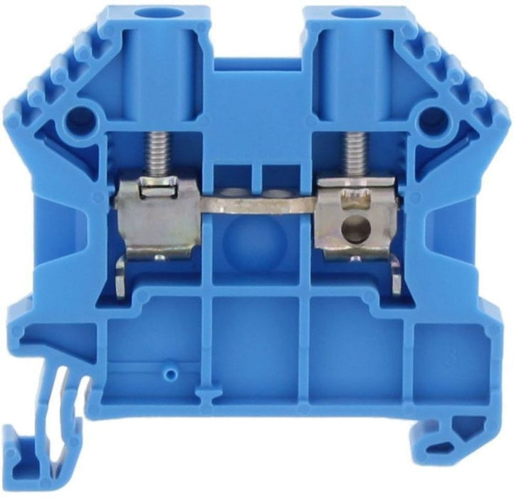 Conta-Clip Single Level 4mm Terminal Block (Blue)