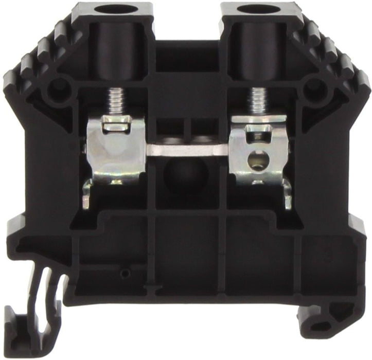 Conta-Clip Single Level 6mm Terminal Block - Black