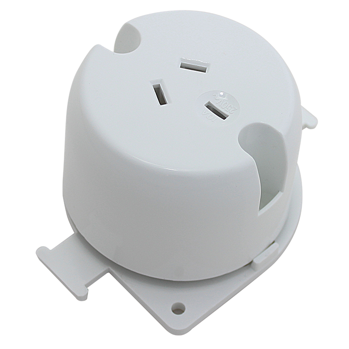 Surface Socket Single 250V 10A