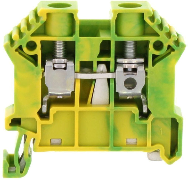 Conta-Clip Earth 10mm Terminal Block - TS35 DIN Rail only