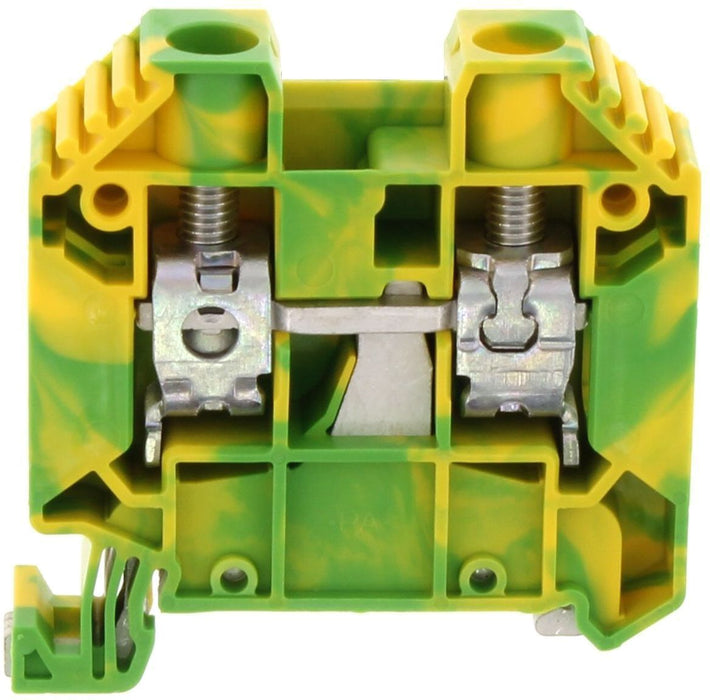 Conta-Clip Earth 16mm Terminal Block - TS35 DIN Rail only