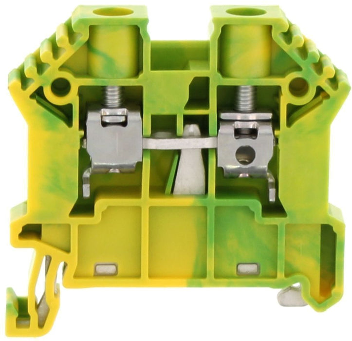 Conta-Clip Earth 6mm Terminal Block - TS35 DIN Rail only