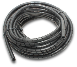 Elecsupp Spiral tie 20mm 10mt coil Bla