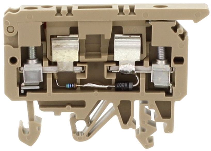 Conta-Clip 6.3 Amp 4mm Fuse Terminal Block -LED Fuse Blow Indication -