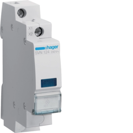 Hager Blue Indicator Light 230VAC