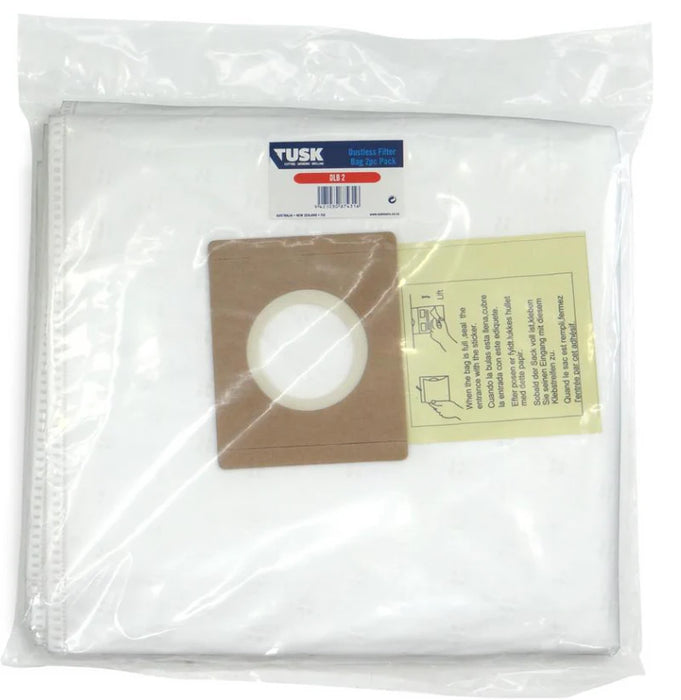 Tusk Dustless Filter Bag 2pc Pack